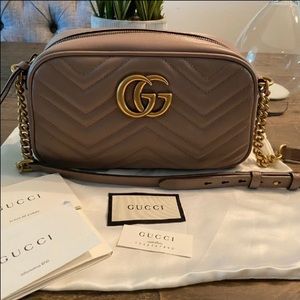Gucci Marmont Small Camera Bag Dust Pink